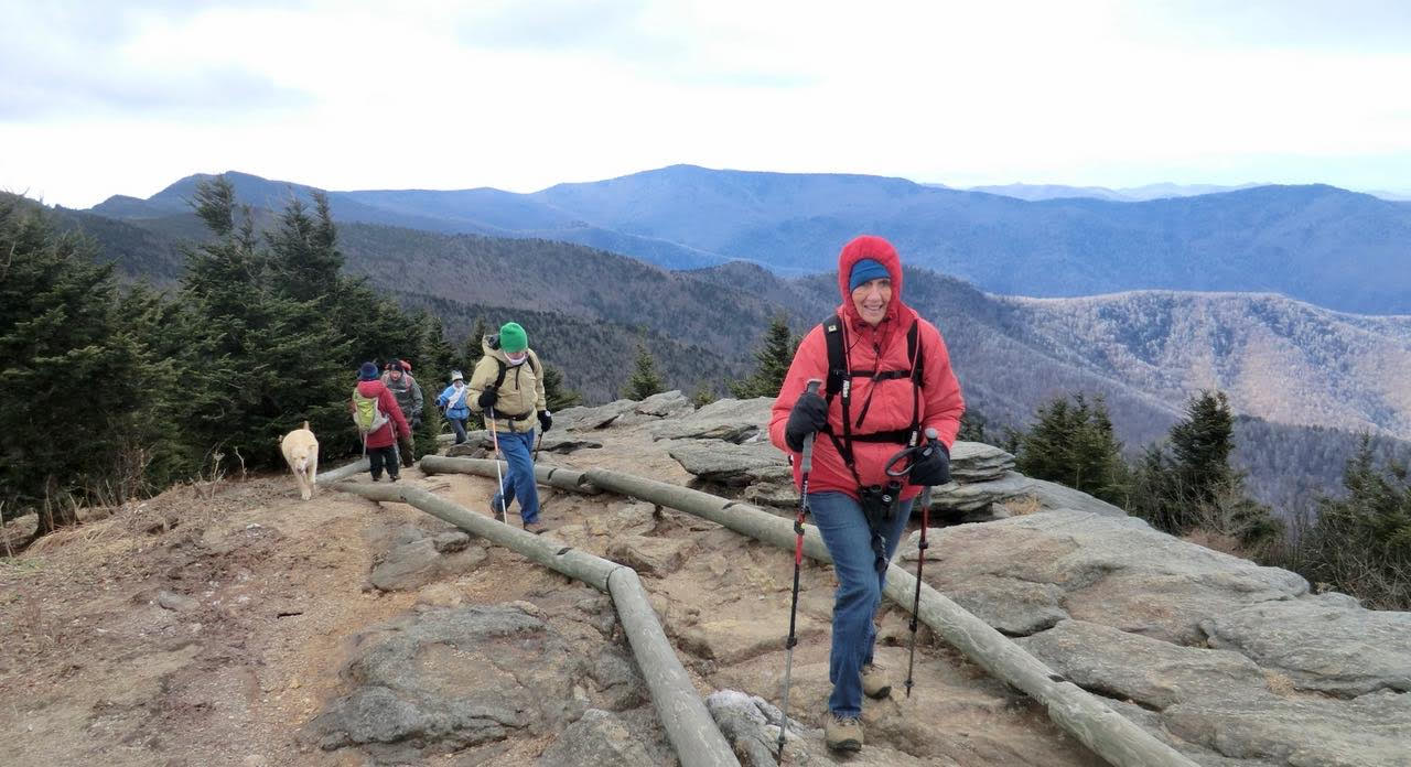 Trail across Mt Craig 